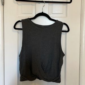 Alo Yoga Cover tank dark grey size M
